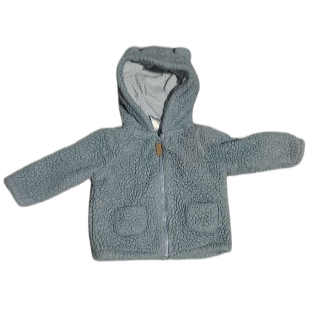 *3 for 20* Carter's Sherpa Fleece Baby Hoodie Jacket with Ears 9m